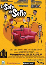 affiche de la comédie : le sofa de sofie